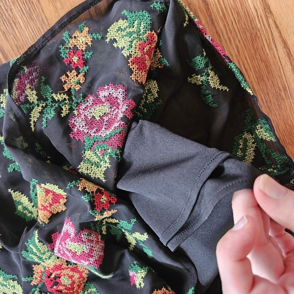 Anthropologie Eva Franco floral embroidery dress - Picture 8 of 13